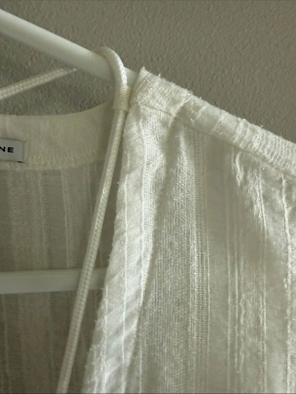 Robin Piccone White V-Neck Tassel Tunic/Cover Up